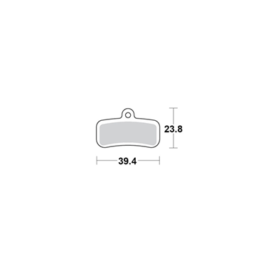 Motomaster Brake pad bicycle Organic Pro: Shimano D type