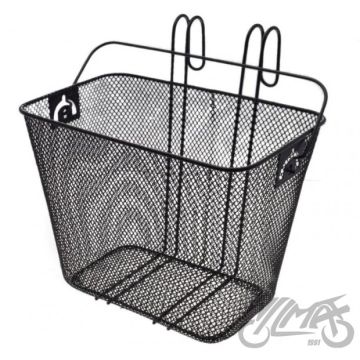 Jalgratta pakiraamikorv, must, 32 x 25 x 21 cm, kuni 5 kg, 10 tk