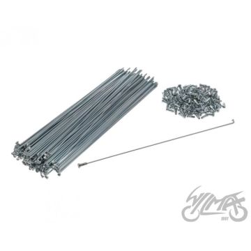 Jalgratta kodar 246 MM (144 tk) + nippel, 2 mm, 90°, 12 mm